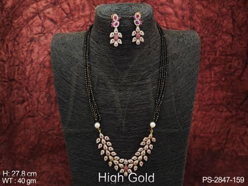 high-gold-polish-designer-fancy-style-party-wear-antique-jewellery-long-pendant-set
